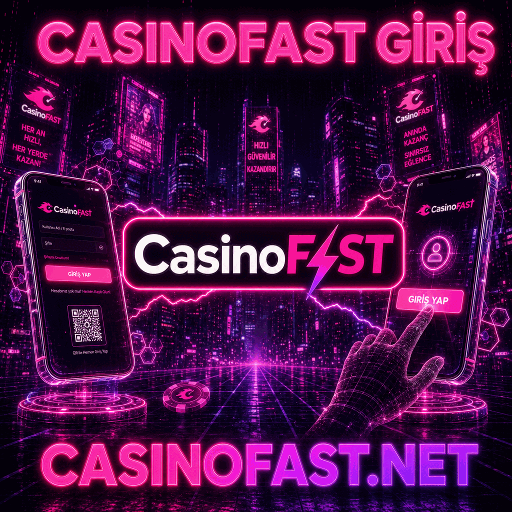 CasinoFast giriş ekranı ve QR kod ile hızlı erişim
